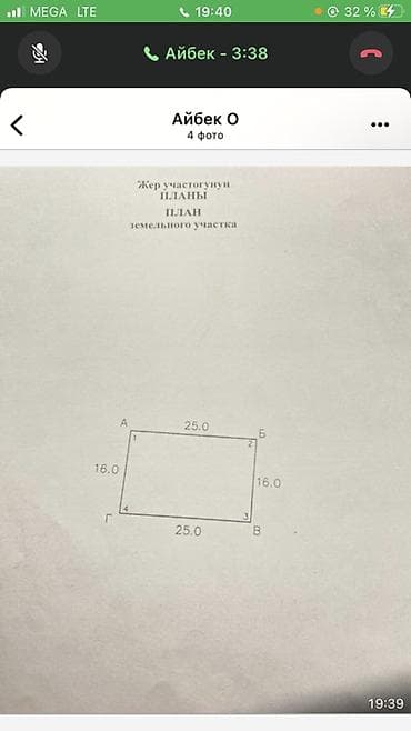ош земельный участок: 4 соток, Для строительства, Красная книга — 3