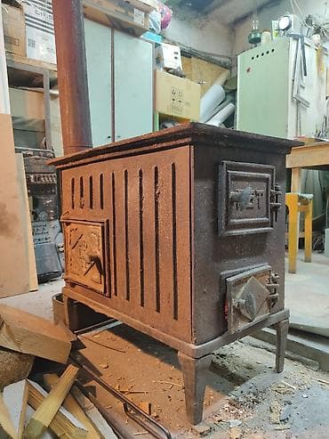 чугунный печь: Продаю печь чугунную сделано в СССР, советское качество, отличное — 3