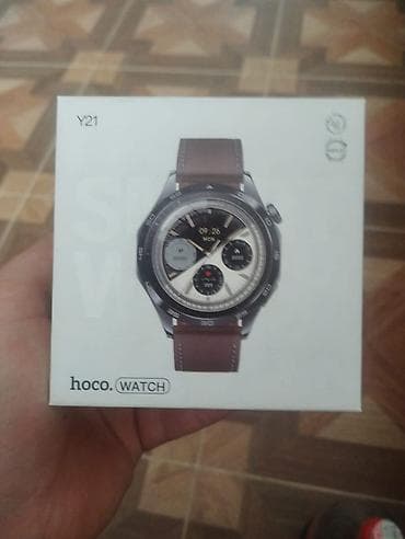alcatel lucent: Умные часы Hoco Watch Y21 - Классический круглый корпус с безелем и — 1