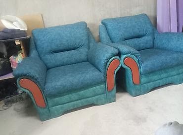 Два мягких кресла в комплекте. - Тип: стационарные кресла для