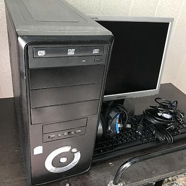 Компьютер, ядер - 2, ОЗУ 4 ГБ, Для работы, учебы, Б/у, Intel Pentium, HDD