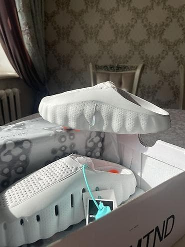 обувь спортивная: Мужские сандалии, 41, Nike, Новый, цвет - Белый, Самовывоз — 2