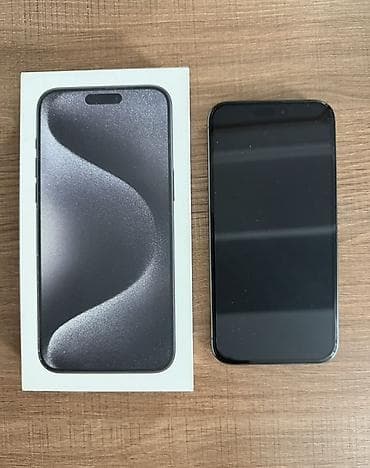 iphone 13 pro max 512gb цена в бишкеке: IPhone 15 Pro, Black Titanium, Коробка — 4
