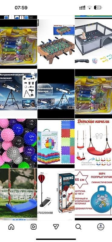 Автокресла: Горка Качели Игровые Стол и стул Манеж Горка с качелей Игрушки Детям — 5