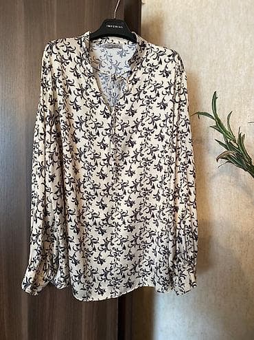 атласная рубашка: Кофта Турция атлас -шёлк 52 р новый 3000с — 1