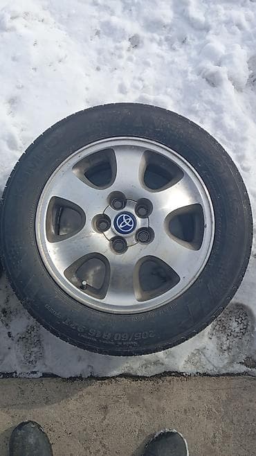 Колеса в сборе 205 / 60 / R 16, Всесезонная, Б/у, Комплект, Легковые, Литые, отверстий - 5