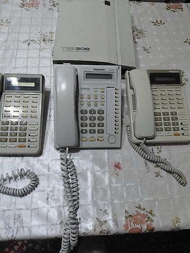 Бытовая техника: Стационарный телефон Проводной, Дисплей — 1