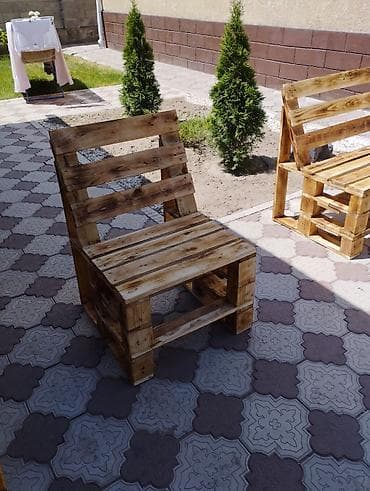 Садовый стул Дерево, Самовывоз, Платная доставка at lalafo.kg Садовый стул Дерево, Самовывоз, Платная доставка