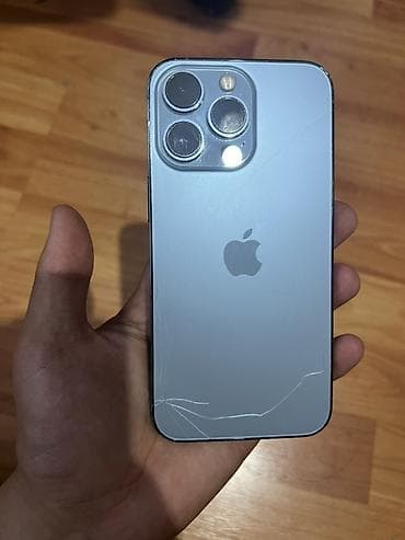 apple 13 pro: IPhone 13 Pro, Б/у, 128 ГБ, Sierra Blue, Чехол, 79 % — 4