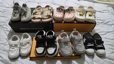 Балдардын кийим-кечелери жана бут кийимдери: Детская обувь набором В комплекте 8 пар: - Кроссовки серые вязанные с — 1