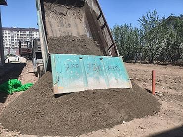 Песок, Речной, Насыпью, Камаз