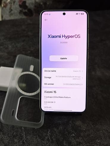 Техника и электроника: Xiaomi, 15, Б/у, 256 ГБ, цвет - Белый, 2 SIM — 8