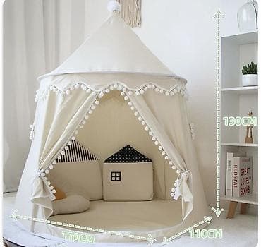 детские домики палатки: Детский игровой домик-палатка “Розовый домик” палата детская палатка — 1