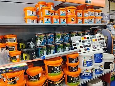 Акриловая краска, Fawori, Для стены, цвет - Белый, 14 кг, Матовая, Износостойкая