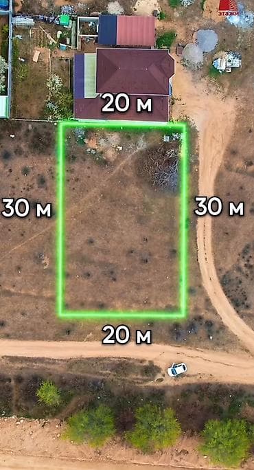 продажа участков бишкеке: 6 соток, Для строительства, Красная книга — 1