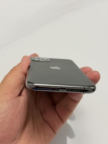 цена 11 айфона: IPhone 11 Pro, Б/у, 256 ГБ, Space Gray, Защитное стекло, Чехол, 100 % — 6