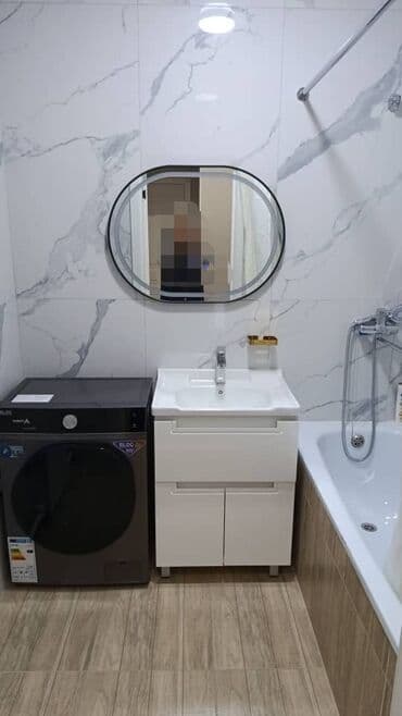 osh flats: 1 комната, Риэлтор, Без подселения, С мебелью частично — 7