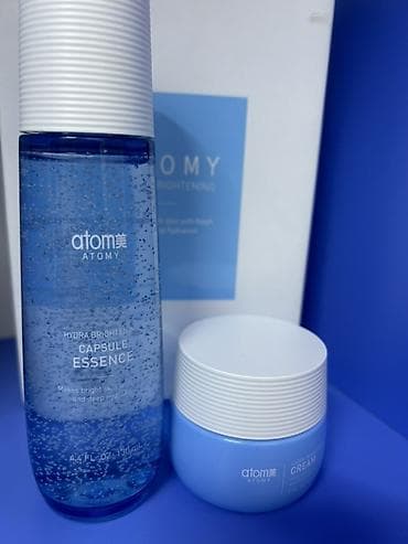 отбеливающие умывалки для лица: Набор корейской косметики Atomy 1) Линия Hydra Brightening - Capsule — 3