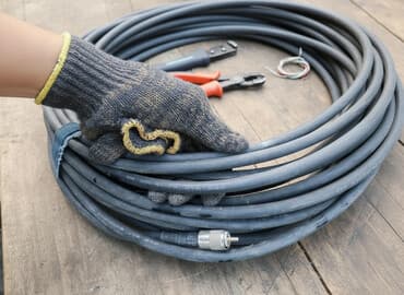 айрафорс набор: Коаксиальный кабель JYE BAO, маркировка MM 001-8D-FB. ( 30м) Вес — 1