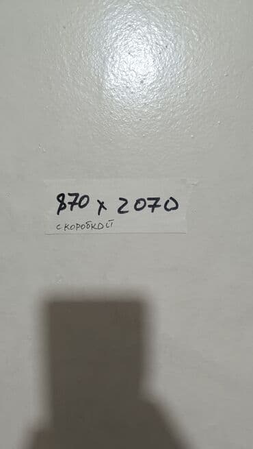 дом дерево: Ички эшик айнек менен, Жыгач, Боёлгон, Советтик, түсү - Ак, 207 * x 870 см, Колдонулган — 7