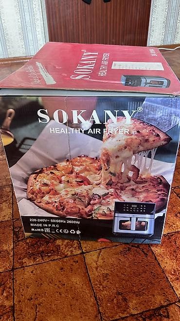 духовка продается: Аэрогриль SOKANY Healthy Air Fryer SK-10104 - Объем: 12 л - Мощность — 3