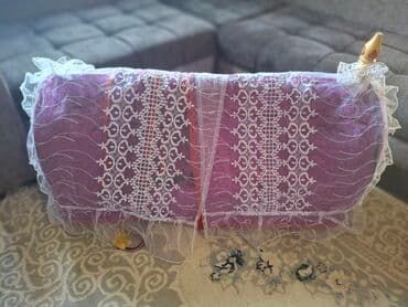 детский манеж деревянный: Люлька, Колыбель, Дерево, цвет - Фиолетовый — 2