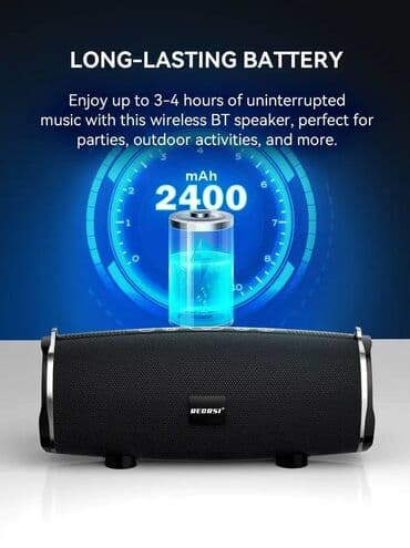 колонки для дома: Беспроводная портативная колонка RE-YX70 от фирмы Recrsi Громкий — 2