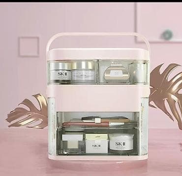 mf doom: Органайзер для косметики с зеркалом и подсветкой - Многоуровневая — 3