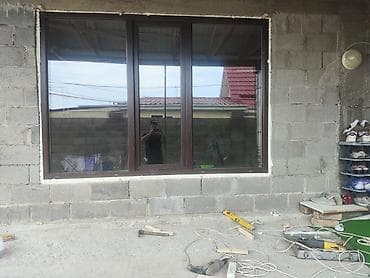 Пластиковое окно на заказ, Тип окна: Панорамные, Декоративные особенности: Декоративный переплет, Платная установка, Без рассрочки