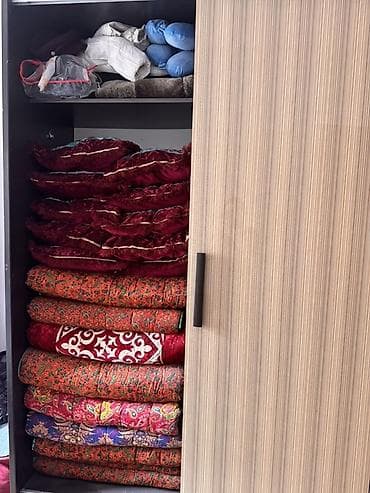 Шкаф купе, Б/у, С зеркалом, МДФ — 2