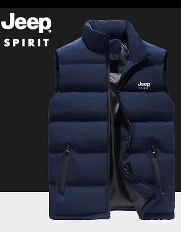 Жилет Jeep Spirit (мужской) - Утеплённый пуховый стиль с at lalafo.kg Жилет Jeep Spirit (мужской) - Утеплённый пуховый стиль с