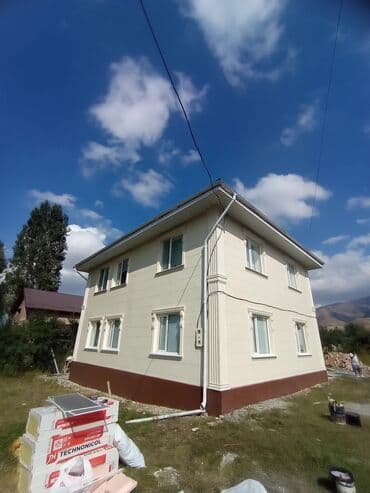 этажный дом: Утепление фасада | Молдинг | Жидкий травертин, Декоративный кирпич | Пенопласт, Penoplex, Базальт Больше 6 лет опыта — 8