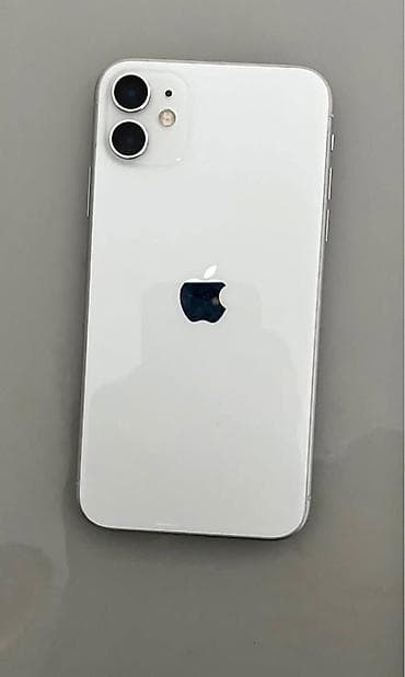 IPhone 11, 64 ГБ, Белый, Защитное стекло, Кабель, 100 %