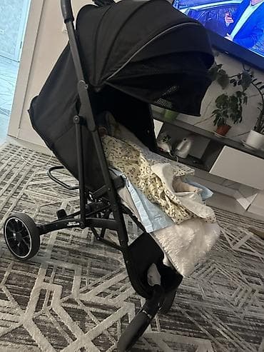 Балдар электр унаалары: Балдар арабасы, түсү - Кара — 1