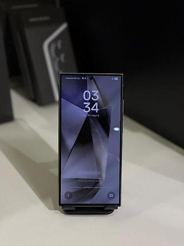 samsung 30s: Samsung Galaxy S24 Ultra, Б/у, 256 ГБ, цвет - Серебристый, 2 SIM — 2