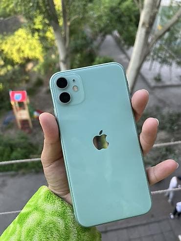 IPhone 11, Б/у, 64 ГБ, Зеленый, 100 %