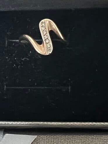 Кольцо, Проба 375, Женские, Фианит, Советские (СССР)