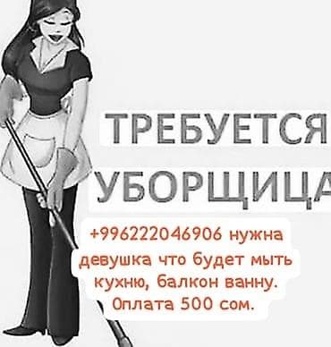 уборка по дому: Требуется Уборщик, Квартира — 1