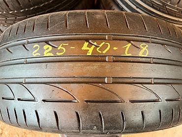 Транспорт: Шины 225 / 40 / R 18, Лето, Б/у, 1 шт, Германия, Bridgestone — 1