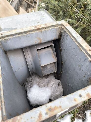 циркуляционный вентилятор: Промышленный центробежный вентилятор (улитка ) с электродвигателем — 5