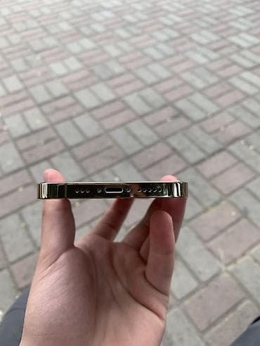 IPhone 12 Pro, 128 ГБ, Алтын, Кабель, Куту, 75 % — 3