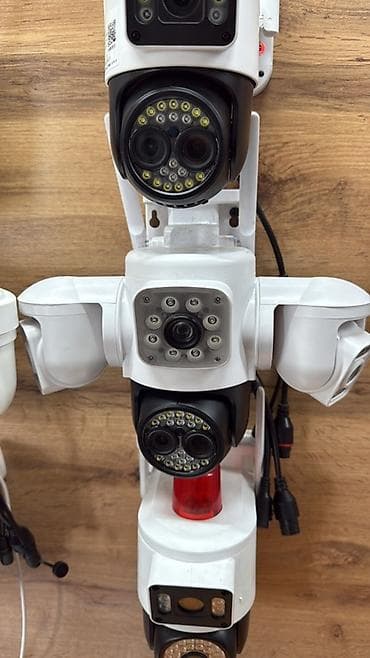 intel core i7 7700: Поворотная уличная IP-камера видеонаблюдения с мощной подсветкой - — 1