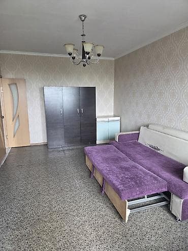 квартира с балконом: 1 комната, С мебелью частично — 2