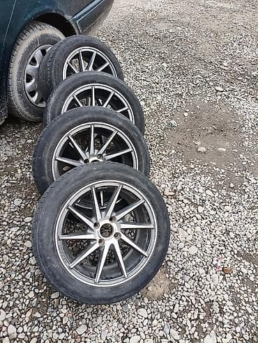 купить диски на авто бишкек: Колеса в сборе 195 / 55 / R 15, Лето, Б/у, Комплект, Легковые, отверстий - 4 — 2