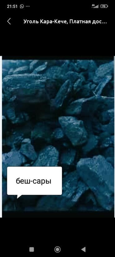 светы бишкек: Кара-Кече көмүрү, Акылуу жеткирүү, Чекене, Фракциясы: Жангак (Ж), Тонна менен — 3