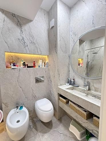 Квартиры: 3 комнаты, 90 м², Ата-Тюрк парк Элитка, 6 этаж, Евроремонт — 7