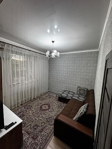 Недвижимость: 2 комнаты, 34 м², Пишпек Индивидуалка, 1 этаж, Свежий ремонт — 3