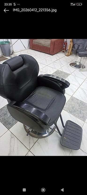 раскладные кресло диваны: Парикмахерско-барберское кресло 3 кресло - Подголовник — 7