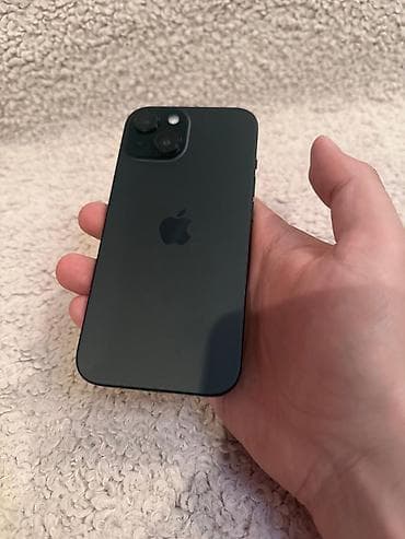 самсунг с 25 бишкек: IPhone 15, Колдонулган, 128 ГБ, Кара, Куту, 87 % — 5