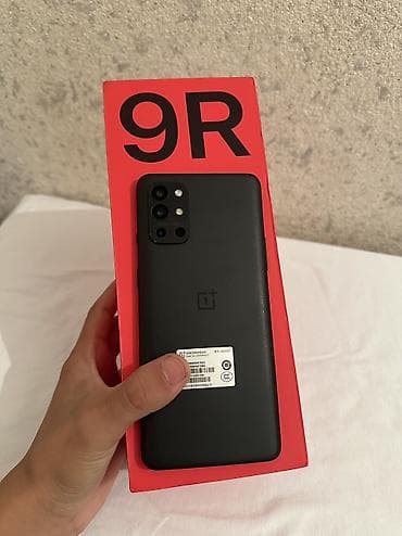 OnePlus 9R, Б/у, 256 ГБ, цвет - Черный, 1 SIM, 2 SIM, eSIM